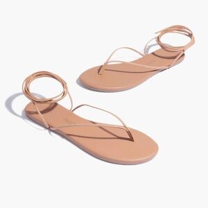 Tkees Lilu Leather Sandal, size 39/8, color Purdy, like new!